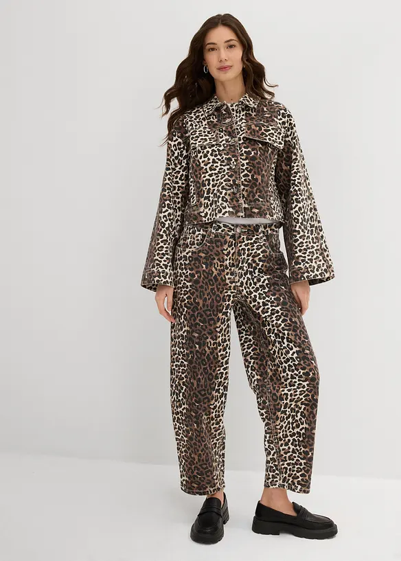 Pantalon en twill de coton extensible, bonprix