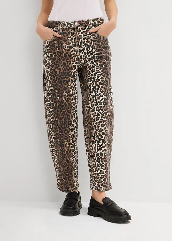 Pantalon en twill de coton extensible, bonprix