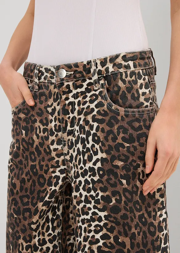 Pantalon en twill de coton extensible, bonprix