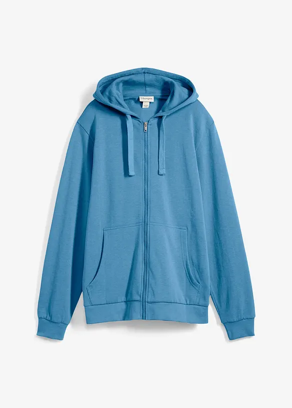 Sweat zipp&eacute; &agrave; capuche, bonprix