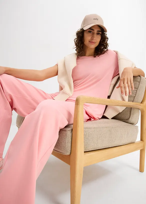 T-shirt long en viscose douce, bonprix