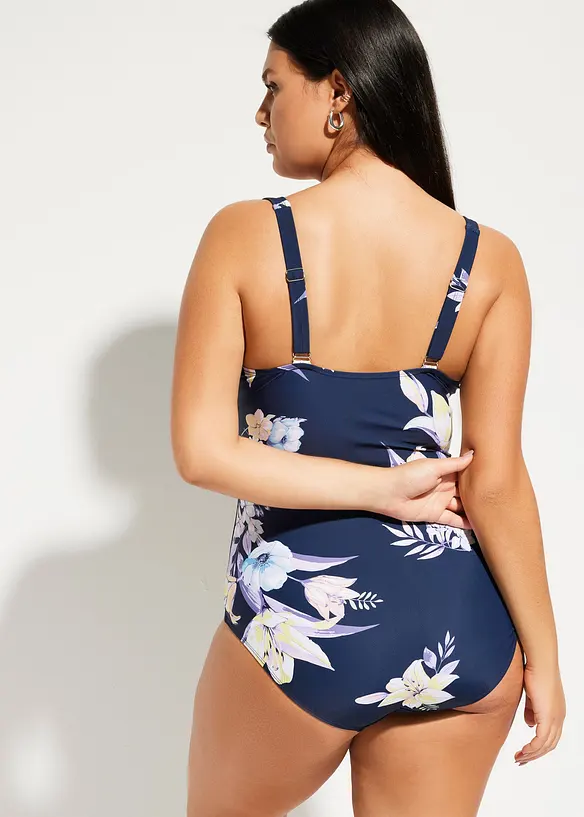 Maillot 1 pièce sculptant, maintien léger, bonprix