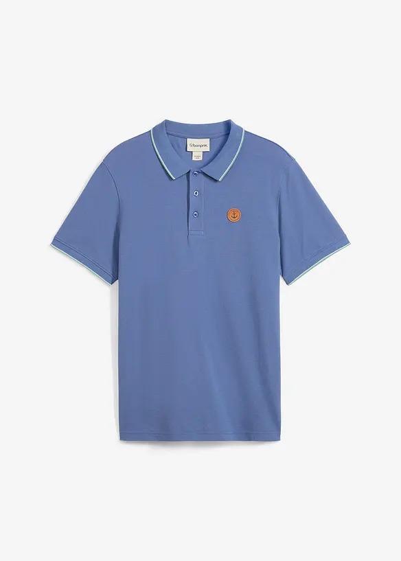 Polo en maille piqu&eacute;e 100% coton, bonprix