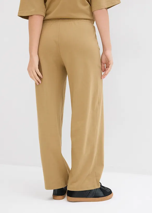 Pantalon en jersey interlock, bonprix