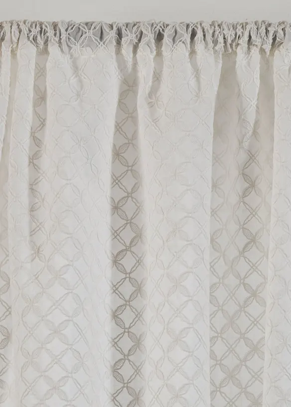 Rideau en coton avec broderie (1 pce), bonprix