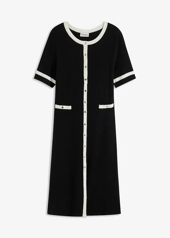 Robe en maille avec n&oelig;ud, bonprix