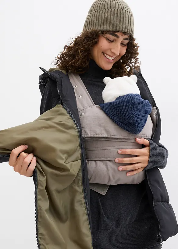 Gilet sans manches de grossesse avec empiècement de portage, bonprix