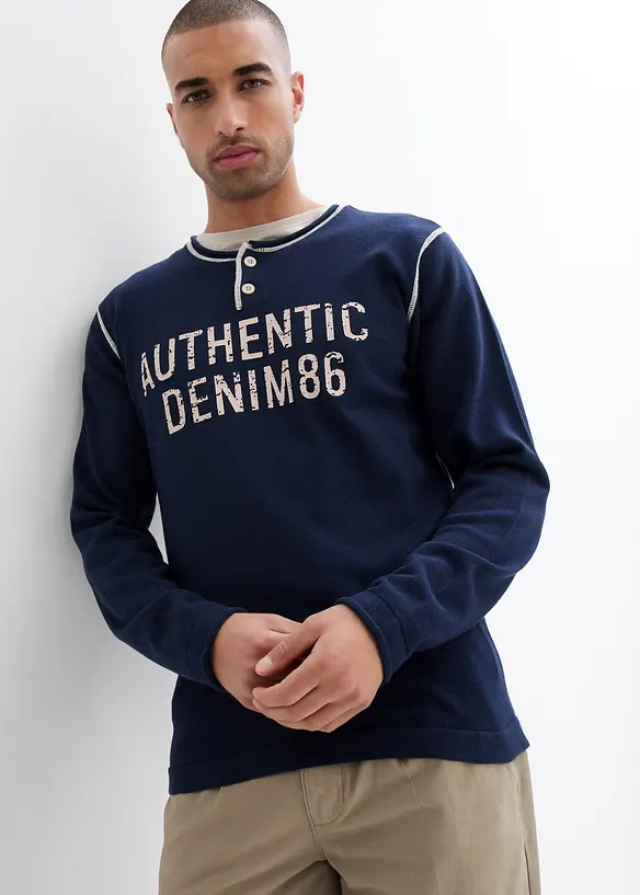 Pull en fine maille 100% coton, bonprix