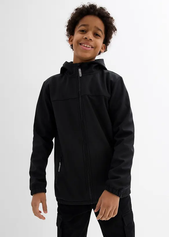 Veste softshell déperlante à capuche, bonprix