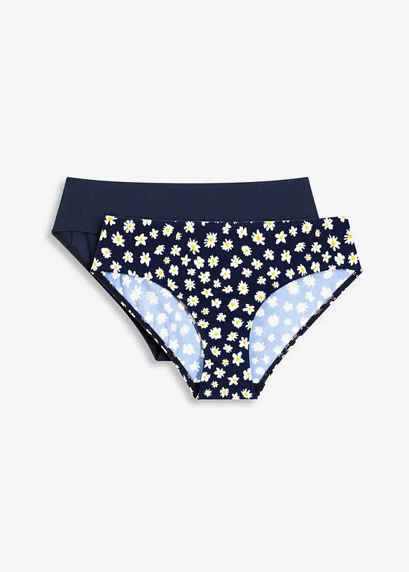 Lot de 2 bas de bikini, bonprix