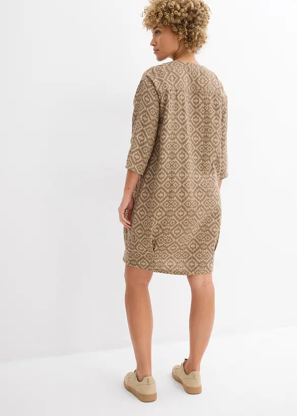 Robe ovoïde en gaze de coton, bonprix