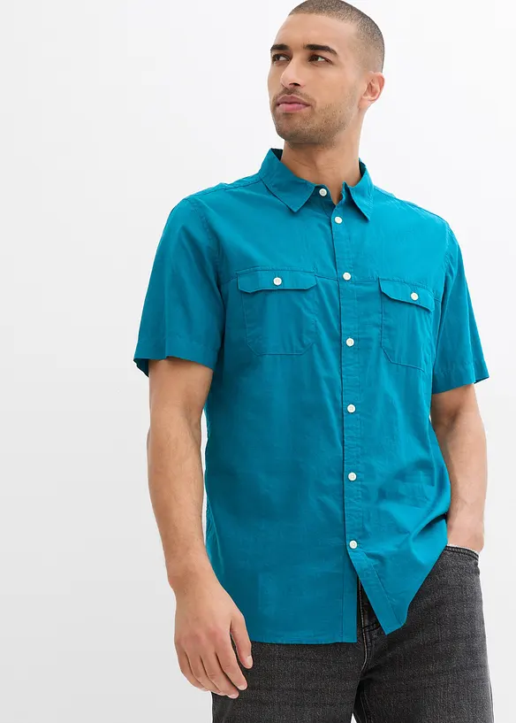 Chemise manches courtes 100% coton, bonprix