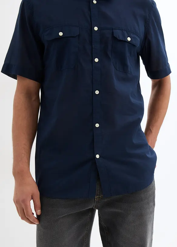 Chemise manches courtes 100% coton, bonprix