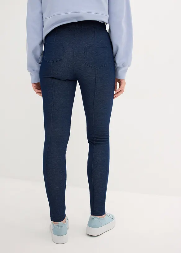 Legging chaud et douillet, aspect jean, bonprix