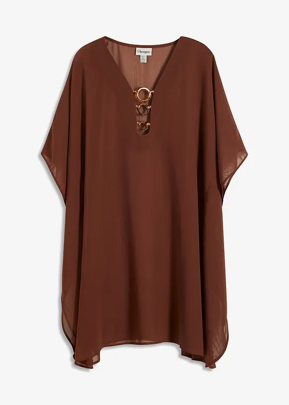 Tunique de plage en mousseline légère, bonprix