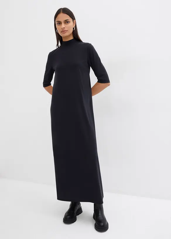 Robe longue en mati&egrave;re douce, bonprix
