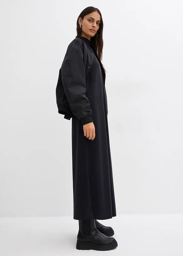 Robe longue en mati&egrave;re douce, bonprix