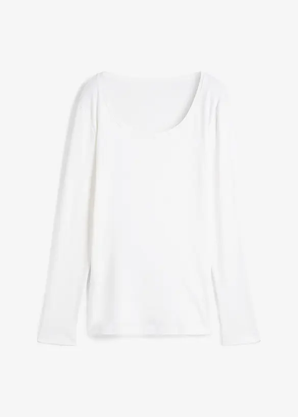 T-shirt manches longues 100% coton, bonprix