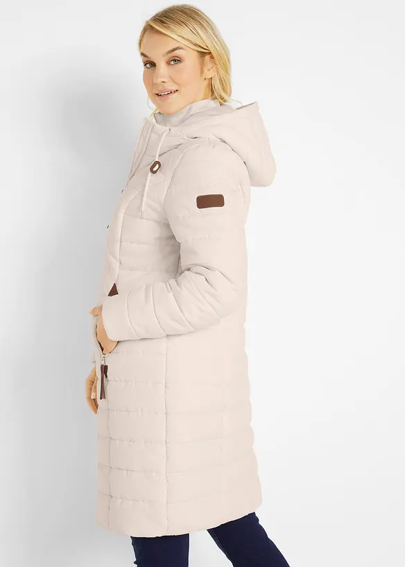 Doudoune longue, style 2 en 1, bonprix