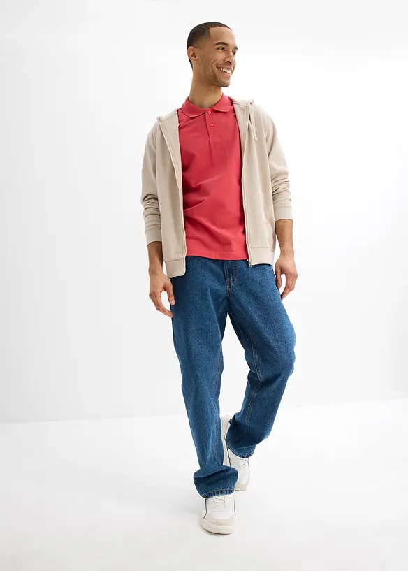 Polo en maille piquée 100% coton, bonprix