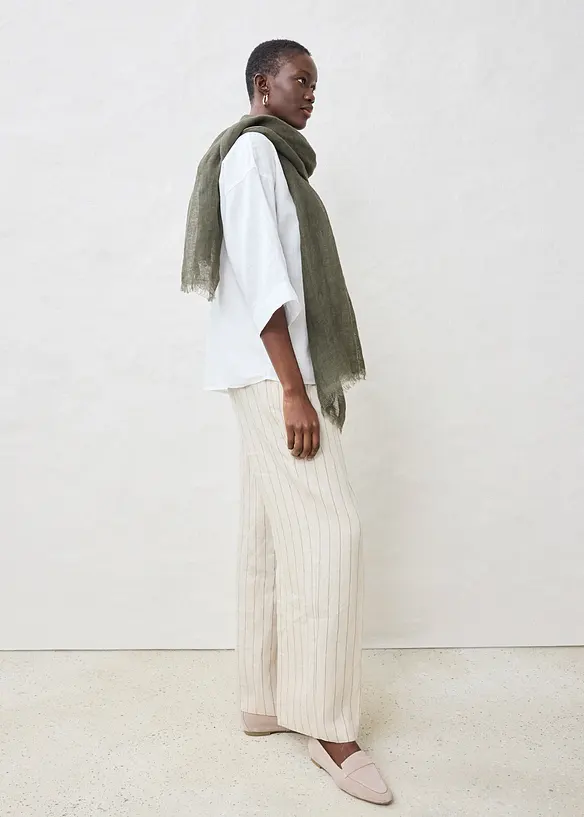 Chemisier oversize 100% lin, bonprix