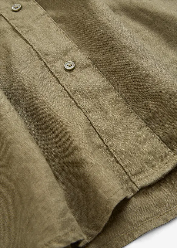 Chemisier oversize 100% lin, bonprix