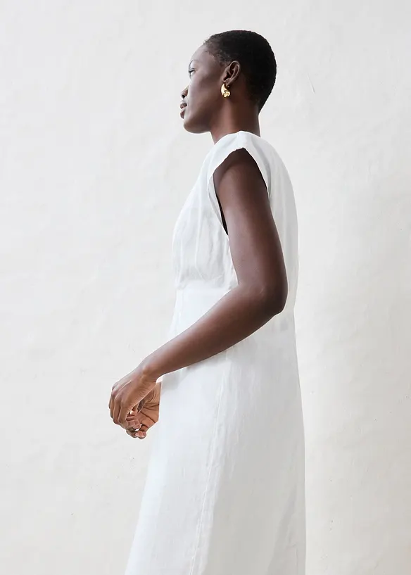 Robe fourreau, 100% lin, bonprix