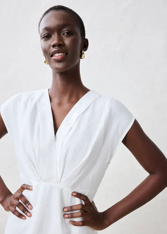 Robe fourreau, 100% lin, bonprix