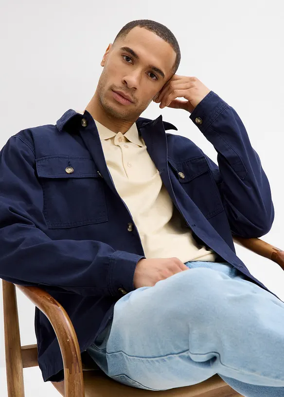 Veste ample de mi-saison en twill, bonprix