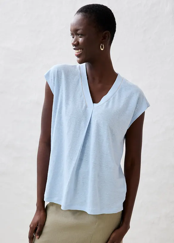 T-shirt 100% lin, bonprix