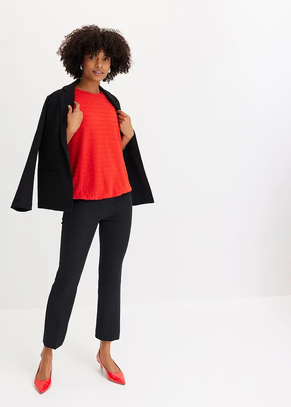 Tunique en jersey textur&eacute;, bonprix