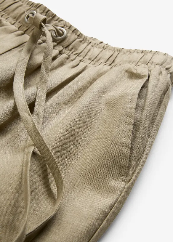 Pantalon 100% lin, bonprix