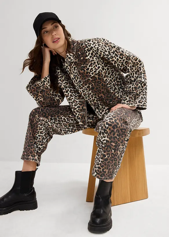 Veste courte en twill, bonprix