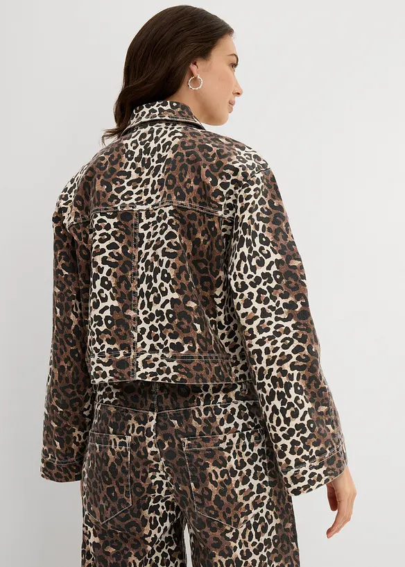 Veste courte en twill, bonprix