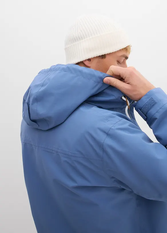 Veste technique déperlante à capuche et détails enduits, bonprix
