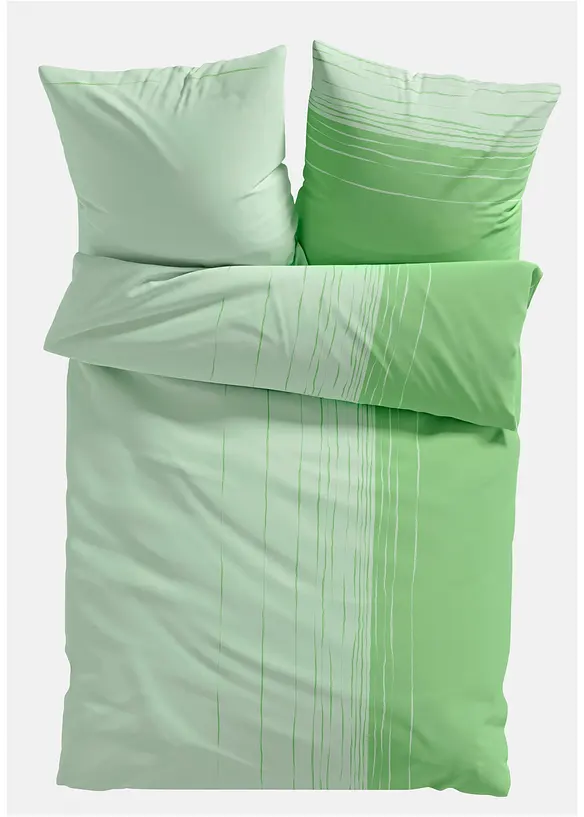 Parure de lit en coton m&eacute;lang&eacute;, bonprix