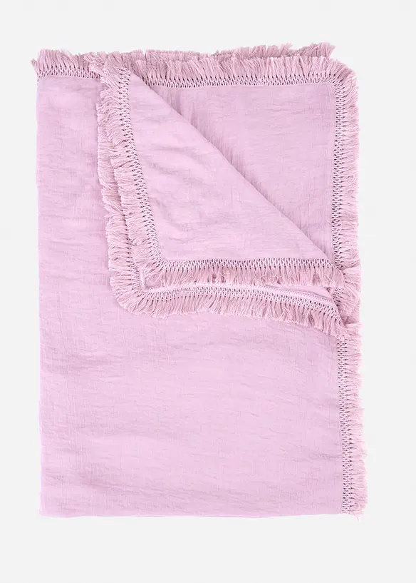 Couvre-lit &agrave; franges moderne, bonprix