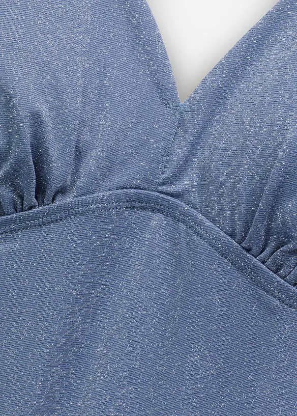 Maillot 1 pièce sculptant brillant, maintien léger, bonprix