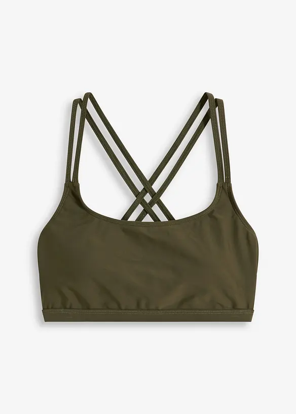 Haut de maillot brassière à bretelles croisées, bonprix