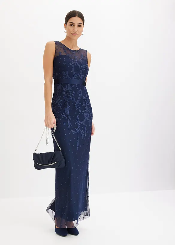 Robe en dentelle avec broderie, bonprix