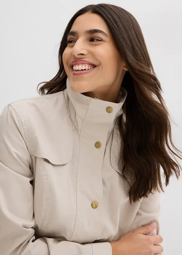 Veste &agrave; col montant, bonprix