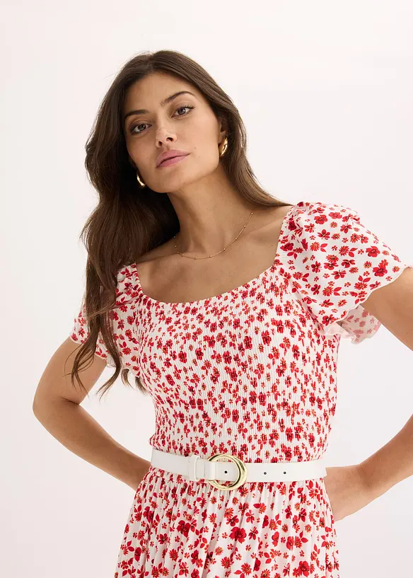 Robe longue en viscose extensible, bonprix