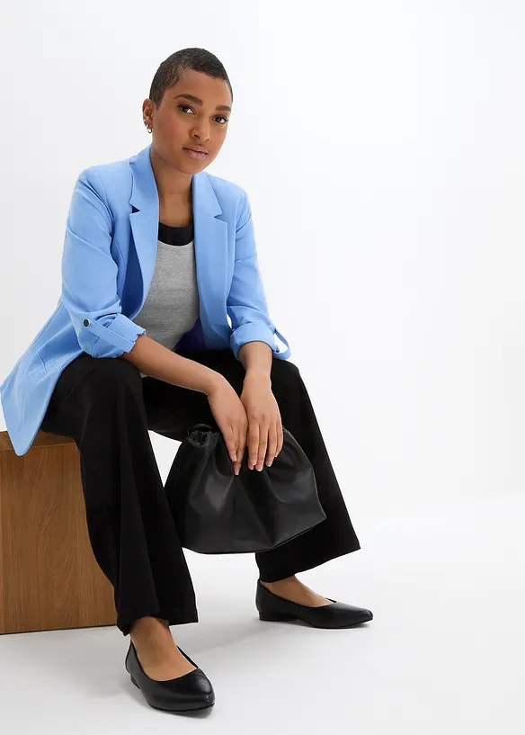 Pantalon large à pinces, bonprix