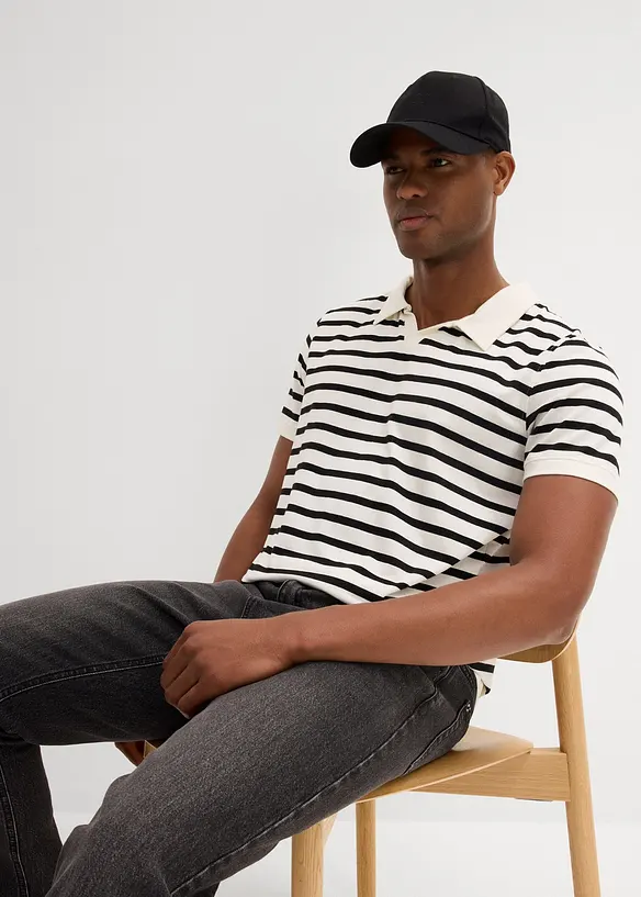 Polo manches courtes coton, bonprix