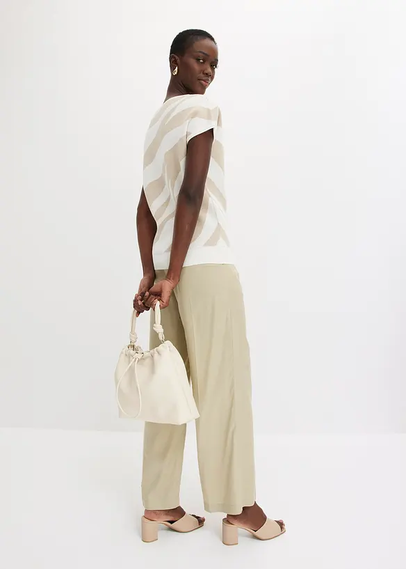 Pull en fine maille avec fil brillant, bonprix