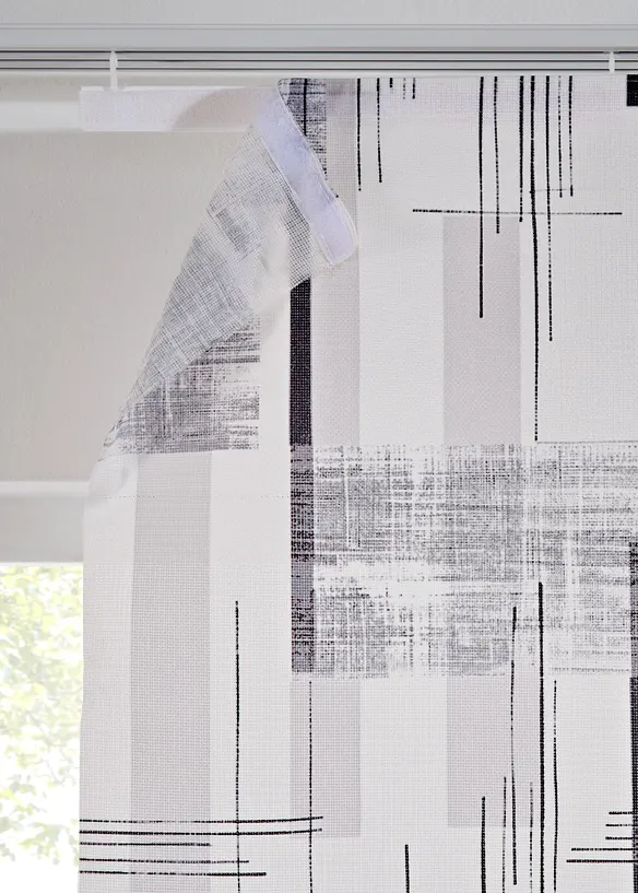 Panneau coulissant en voilage motif graphique (1 pce.), bonprix