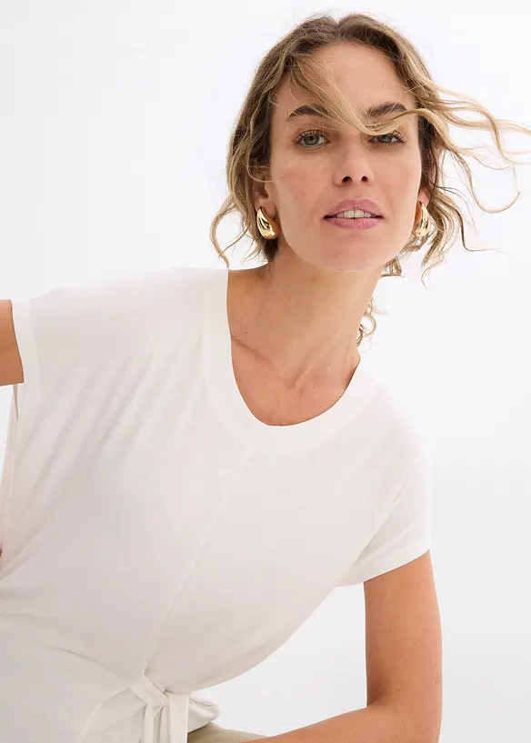 T-shirt doux en viscose extensible, bonprix