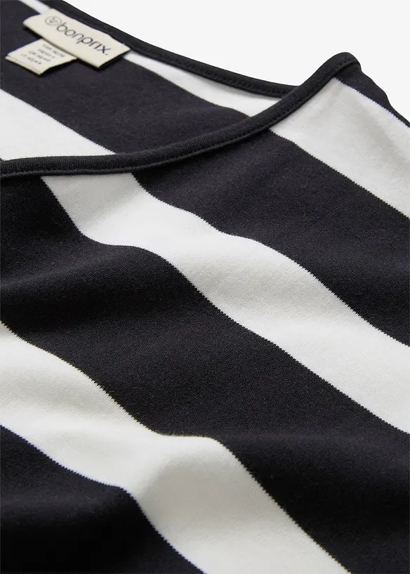 T-shirt ray&eacute; en maille, bonprix