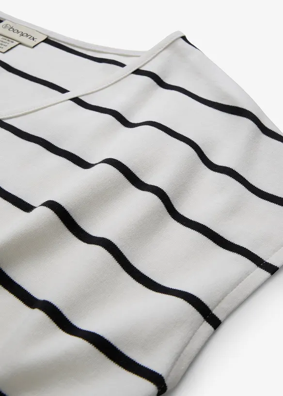 T-shirt ray&eacute; en maille, bonprix