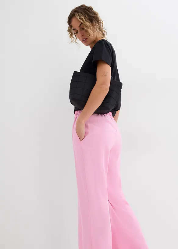 Jupe-culotte douce en viscose mélangée, bonprix